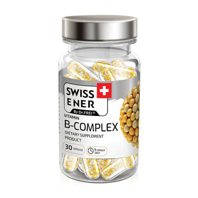 Swiss Ener Vitamin B-complex [Swiss Ener Vitamin B Complex 8 Types] - 30 Capsules