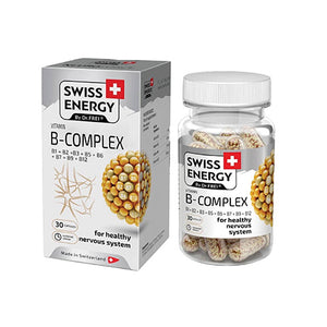 Swiss Ener Vitamin B-complex [Swiss Ener Vitamin B Complex 8 Types] - 30 Capsules