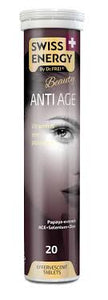 Swiss Energy Anti Age ACE, effervescent vitamin tablets for smooth, blemish-free skin and reduced wrinkles