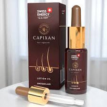 Load image into Gallery viewer, Swiss Energy CAPIXAN is a hair and scalp product. Shampoo+Lotion 1 Set