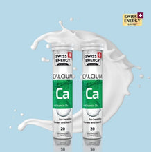 Load image into Gallery viewer, Swiss Energy Calcium + Vitamin D3 - Effervescent 20 Count