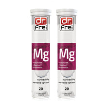 Load image into Gallery viewer, Swiss Energy Dr.Frei MG + B6 + Taurine 4 tubes Dr.Frei Magnesium effervescent tablets + Vitamin B6 + Taurine