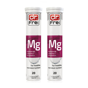 Swiss Energy Dr.Frei MG + B6 + Taurine 4 tubes Dr.Frei Magnesium effervescent tablets + Vitamin B6 + Taurine
