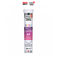 Load image into Gallery viewer, Swiss Energy Kids Multivitamins + Calcium: Food for Children, Promoting Growth and Development
