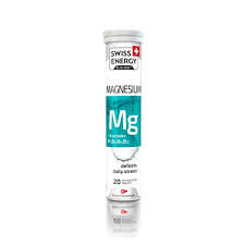 Swiss Energy Magnesium + B Complex - Effervescent 20 Count & 2 FREE MASKS