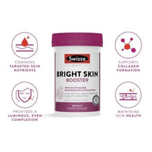 Load image into Gallery viewer, 60 Caps Swisse Beauty Bright Skin Booster With Glutathione Healthy Firmness