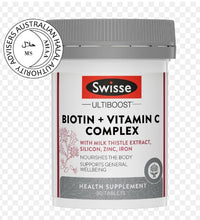 Load image into Gallery viewer, Swisse Biotin Forte With Vitamin C + Zinc Swisse Biotin