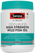Load image into Gallery viewer, Swisse Fish Oil 1500mg Omega3 Supplement dha nutrition 400 Capsules