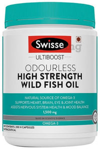 Swisse Fish Oil 1500mg Omega3 Supplement dha nutrition 400 Capsules
