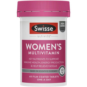 Swisse Mens, Womens Multivitamin 120 Tablets Multivitamin for men, school-aged women