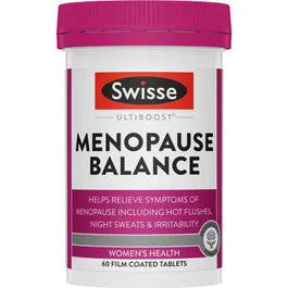 Swisse Ultiboost Menopause Balance 60 Tablets for menopausal discomfort