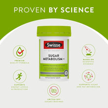 Load image into Gallery viewer, Swisse Ultiboost Sugar Metabolism+ Energy 90 Film Coated