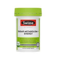 Load image into Gallery viewer, Swisse Ultiboost Sugar Metabolism+ Energy 90 Film Coated