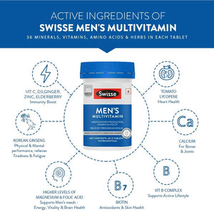 Swisse Ultivite Multivitamin With B Vitamins 120 Tablets