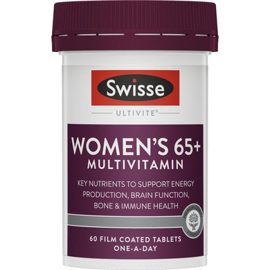 Swisse Ultivite Women's 65+ Multivitamin, 60 tablets