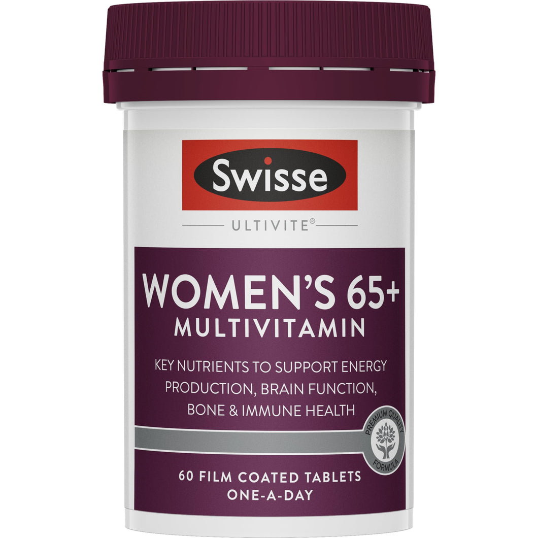 Swisse Ultivite Women's 65+ Multivitamin, 60 tablets