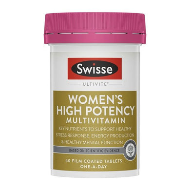 Swisse Ultivite Women's High Potency Multivitamin 40 Tablets