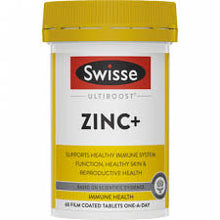 Load image into Gallery viewer, Swisse Zinc+ removes dark spots and acne scars + strengthens the immune system
