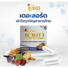 Load image into Gallery viewer, THE LORD Male Enhancement Supplement 1 Box (4 Capsules)