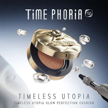 Load image into Gallery viewer, Time Phoria Timeless UTOPIA Glow Perfection Cushion 11g #00N Blanc: A glow-enhancing cushion foundation