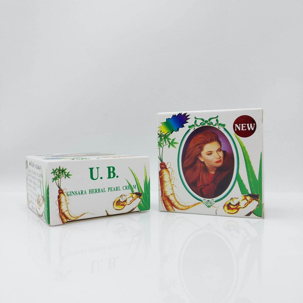 UB UV Whitening Ginsara Herbal Pearl Cream Reduce Ance Scars-Wrinkles