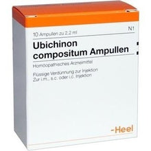 Load image into Gallery viewer, Ubichinon Compositum Ampullen Heel (10amp x 2.2ml/box)