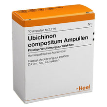 Load image into Gallery viewer, Ubichinon Compositum Ampullen Heel (10amp x 2.2ml/box)