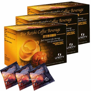 6x UNICITY BIO REISHI Instant Coffee Beverage Cholesterol Free Weight Control