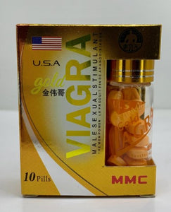 USA. Viagra Gold MMC 1 jar contains 10 tablets