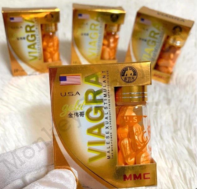 USA. Viagra Gold MMC 1 jar contains 10 tablets