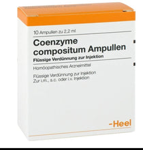 Load image into Gallery viewer, Ubichinon Compositum Ampullen Heel (10amp x 2.2ml/box)