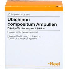 Load image into Gallery viewer, Ubichinon Compositum Ampullen Heel (10amp x 2.2ml/box)