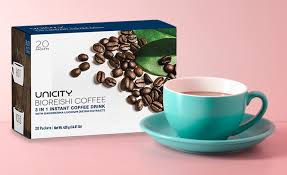 Unicity Bio Reishi Instant Coffee Mix Beverage Cholesterol Free Nourish Body x 2