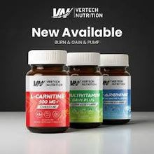 Load image into Gallery viewer, VERTECH NUTRITION L-CARNITINE 500 mg Plus Chromium (30 capsules)