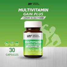 Load image into Gallery viewer, VERTECH NUTRITION Multivitamin GAIN Plus, a vitamin to increase weight and improve appetite (30 capsules).