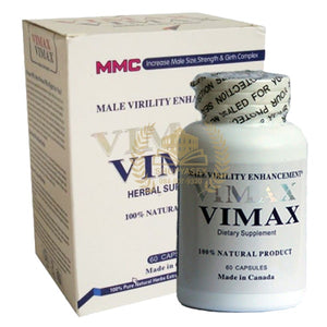 VIMAX l Vimax Dietary Supplements-Herbs-Nourish the Penis 60 Capsules Made in Canada