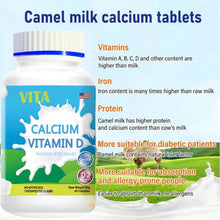 Load image into Gallery viewer, VITA Calcium Vitamin D, ฌenuine Organic Calcium + Vitamin D, Children's Vitamin, Multivitamin,