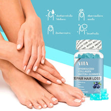Load image into Gallery viewer, VITA Collagen Biotin + Gummies: Collagen, Biotin, and Multivitamin Gummies 60 Pcs.