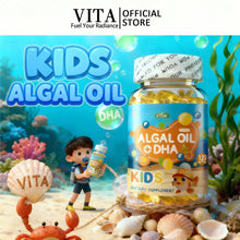 Load image into Gallery viewer, VITA DHA+Algal Oil Capsules, Algae Oil + DHA, Children's Vitamins, Multivitamin