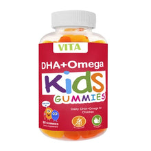 Load image into Gallery viewer, VITA DHA &amp; OMEGA 3.6.9 Gummies: DHA + Omega 3.6.9 gummies for children, 60 pieces.