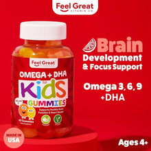 Load image into Gallery viewer, VITA DHA &amp; OMEGA 3.6.9 Gummies: DHA + Omega 3.6.9 gummies for children, 60 pieces.