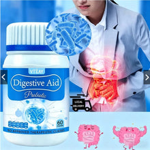 Load image into Gallery viewer, VITA Digestive Aid Probiotics Capsules: Probiotic capsules to aid digestion 60 capsules.