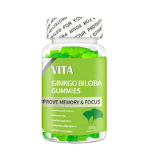 Load image into Gallery viewer, VITA Ginkgo Biloba Vitamin Gummies: Ginkgo biloba gummies with multivitamins 60 Tablets