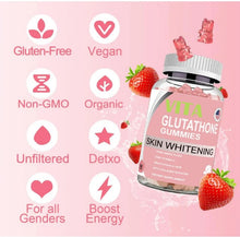 Load image into Gallery viewer, VITA Glutathione Gummies, Glutathione Gummies, Collagen Vitamins, Multivitamin Supplements, Skin Whitening 1 Box 60 pcs