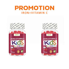 Load image into Gallery viewer, VITA IRON + Vitamin C Gummies: Iron and Vitamin C gummies for children.