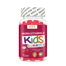 Load image into Gallery viewer, VITA IRON + Vitamin C Gummies: Iron and Vitamin C gummies for children.
