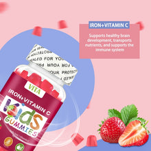 Load image into Gallery viewer, VITA IRON + Vitamin C Gummies: Iron and Vitamin C gummies for children.