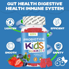 Load image into Gallery viewer, VITA Probiotic Gummies are probiotic gummies and multivitamin supplements