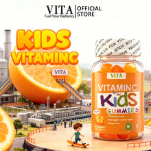 Load image into Gallery viewer, VITA Vitamin C Gummies, a multivitamin supplement for children 60 Tablets
