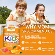 Load image into Gallery viewer, VITA Vitamin C Gummies, a multivitamin supplement for children 60 Tablets